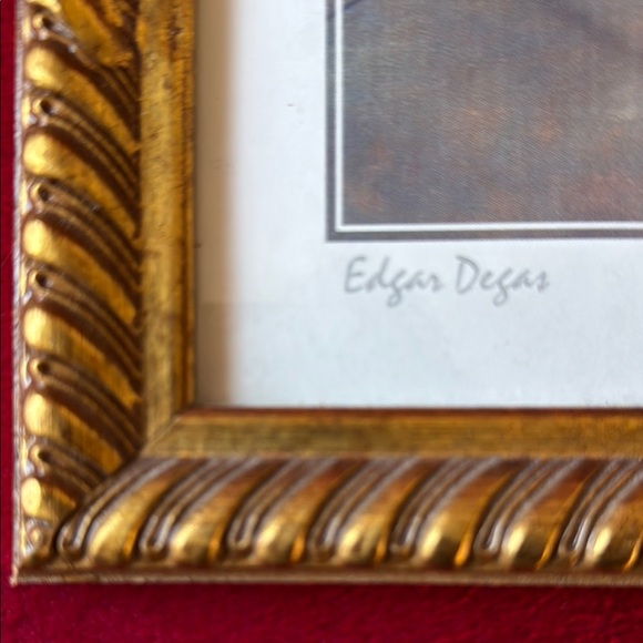 Vintage Gold Framed “Dancers on Stage” by Edgar Degas - Picture 2 of 7